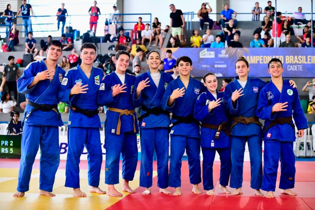 RS fatura a medalha de bronze na disputa por equipes do Brasileiro cadete
