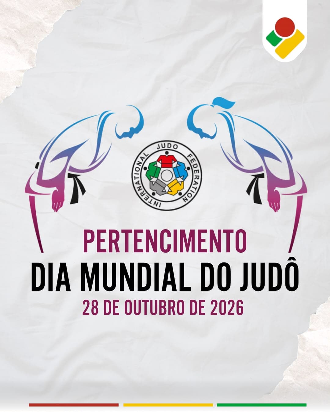FGJ celebra pertencimento neste dia mundial do judô