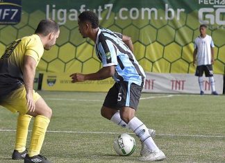 Na estreia o Grêmio (RS) mostra a sua força e aplica a maior goleada do ano no futebol 7 brasileiro