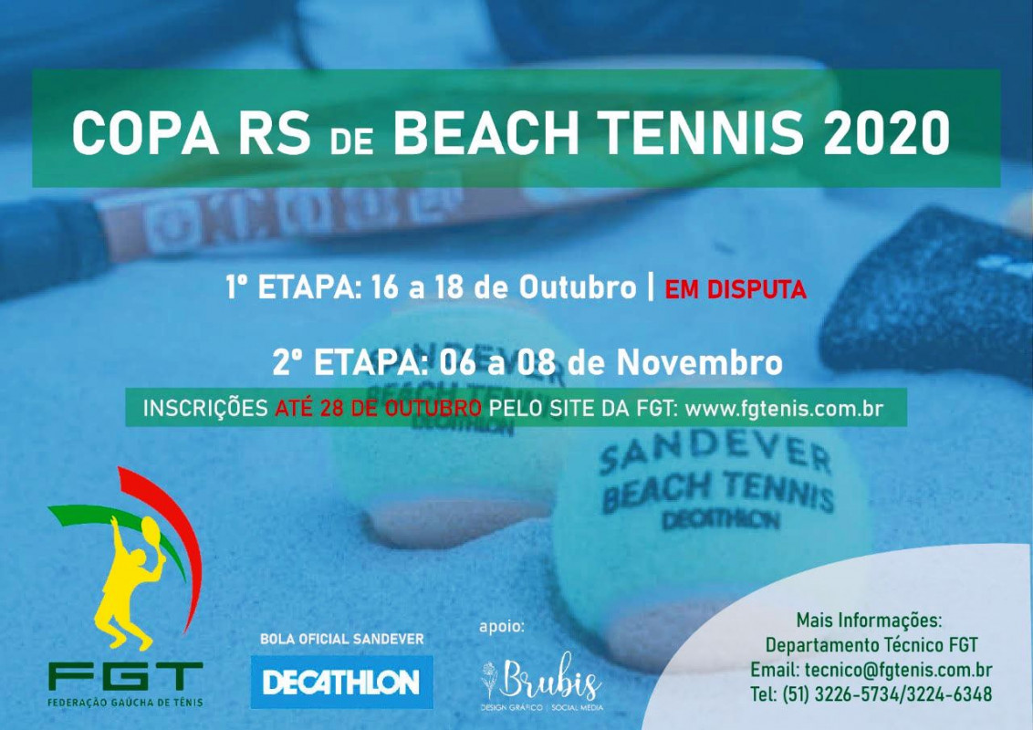 1ª Etapa da Copa RS de Beach Tennis inicia nesta sexta-feira (16 