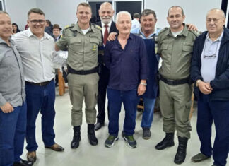 Inauguração da nova sede do Clube Atiradores de Bento