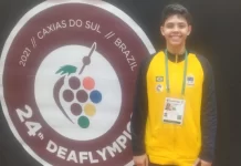 Letícia Bauermann fica em quinto lugar no peso 78kg nas Surdolimpíadas