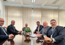 Presidente da FGCT juntamente com outras entidades do Tiro reúnem-se com Senador Jorginho Mello
