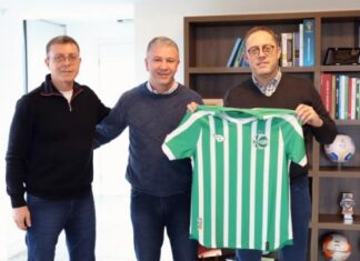 Luciano Hocsman recebe visita de vice-presidente do Juventude