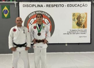Judô Holstein celebra medalha de Felipe Silva e vê pódio como incentivo ao grupo