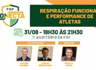 FGF Conecta apresenta seminário sobre respiração funcional e performance de atletas
