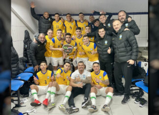 Seleção de Futsal Sub-20 goleia o Paraguai em amistoso