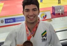 Henrique Bothomé fatura bronze em Bogotá, levando a Kiai de volta aos pódios internacionais