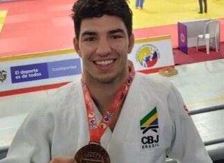 Henrique Bothomé fatura bronze em Bogotá, levando a Kiai de volta aos pódios internacionais