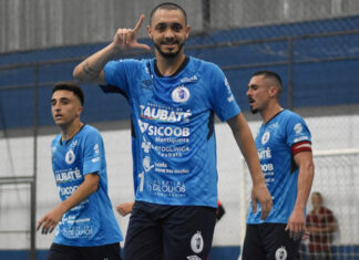 Taubaté Futsal goleia Taboão e mira a liderança geral da LPF 2022